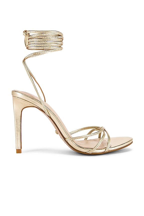 RAYE Trinket Heel in Pale Gold | REVOLVE