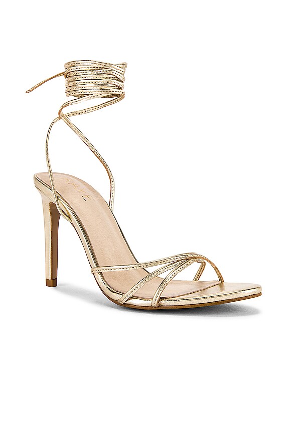 view 2 of 5 Trinket Heel in Pale Gold