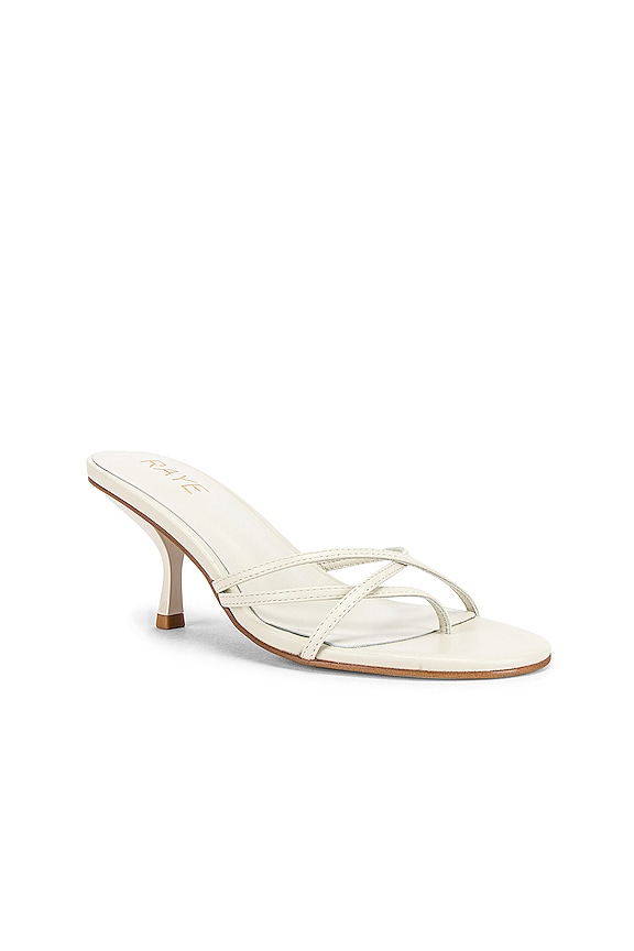 view 2 of 5 Toffee Sandal in White