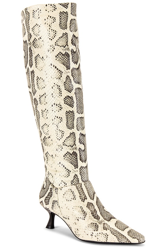 view 2 of 5 BOTTINES JONATHAN in Grey Snake