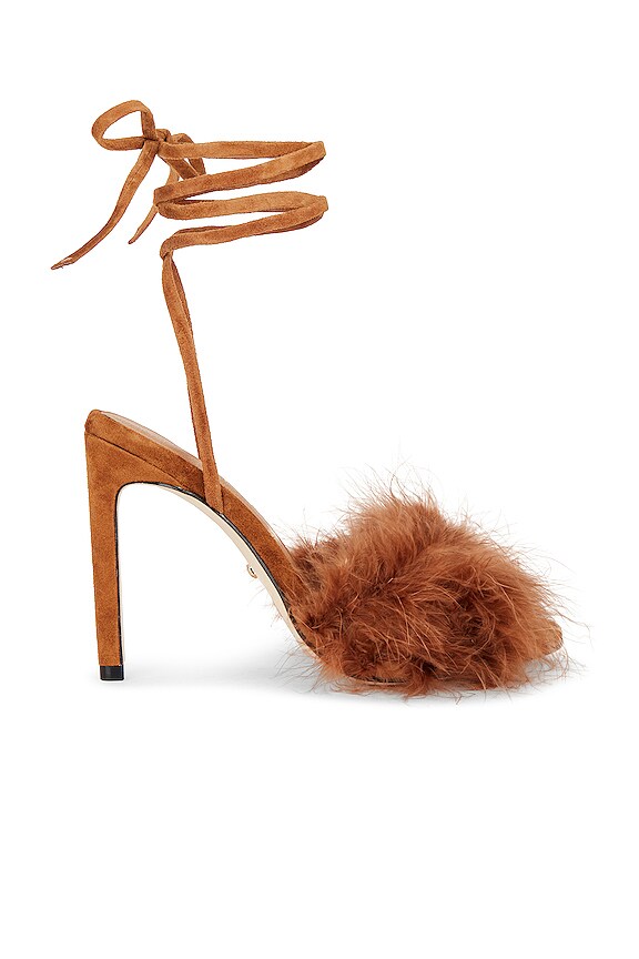 view 1 of 5 Fara Heel in Chocolate Brown