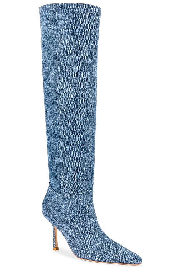 view 2 of 5 Denim Boot in Indigo Blue