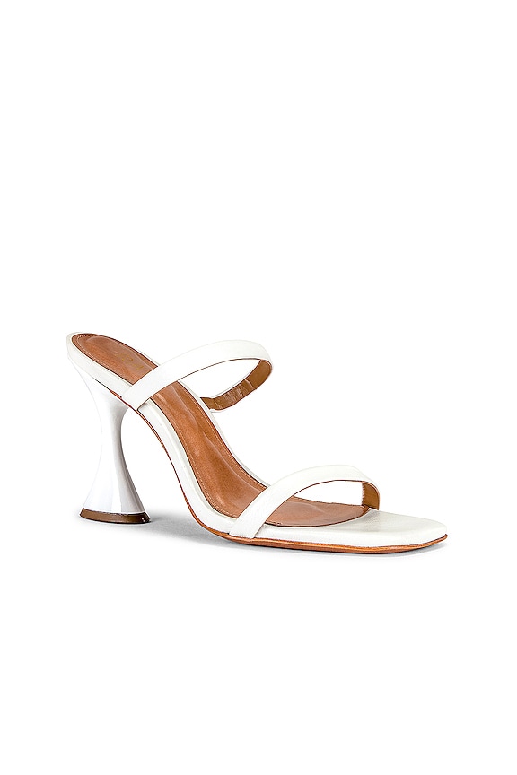 view 2 of 5 Pyramid Heel in White