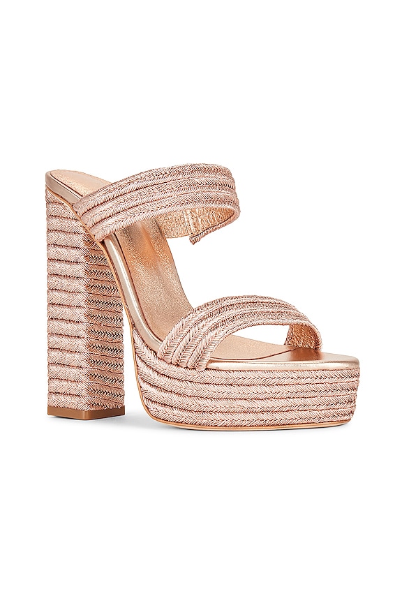 view 2 of 5 Corinna Platform in Rose Gold