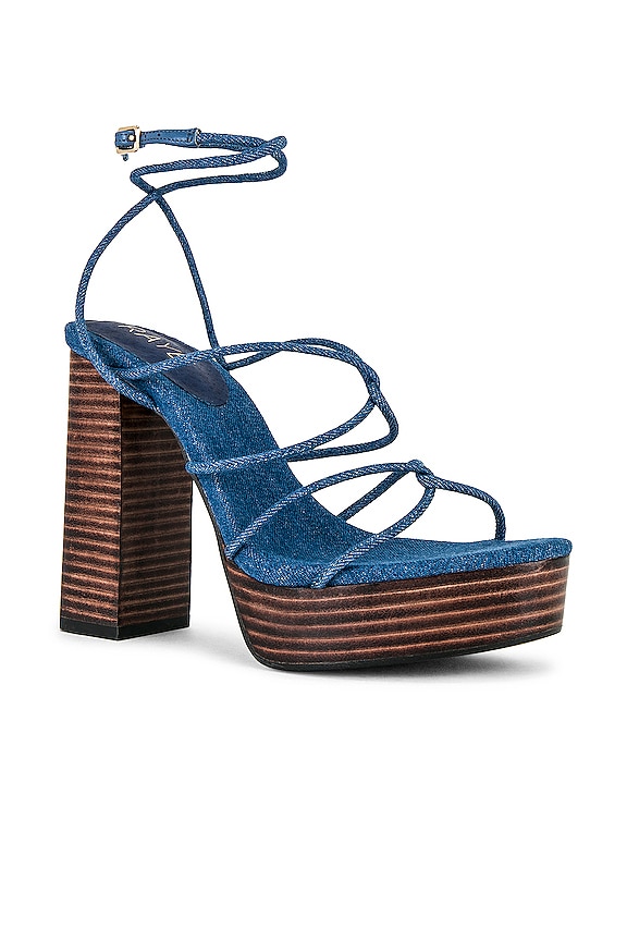 view 2 of 5 Dionne Platform in Indigo Blue