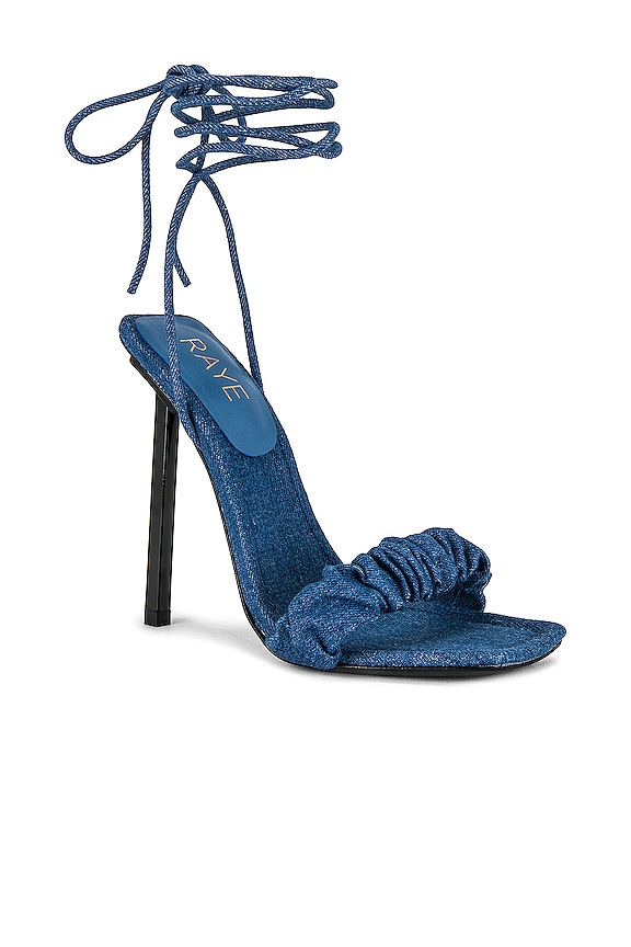 view 2 of 5 Scrunchie Heel in Indigo Blue