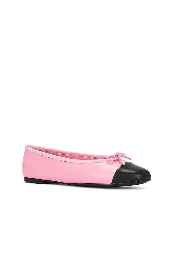 view 2 of 5 Natalia Ballet Flat in Pink & Black