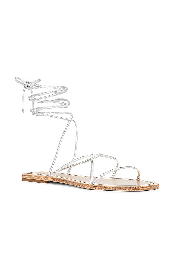 view 2 of 5 Grey Sandal in Silver