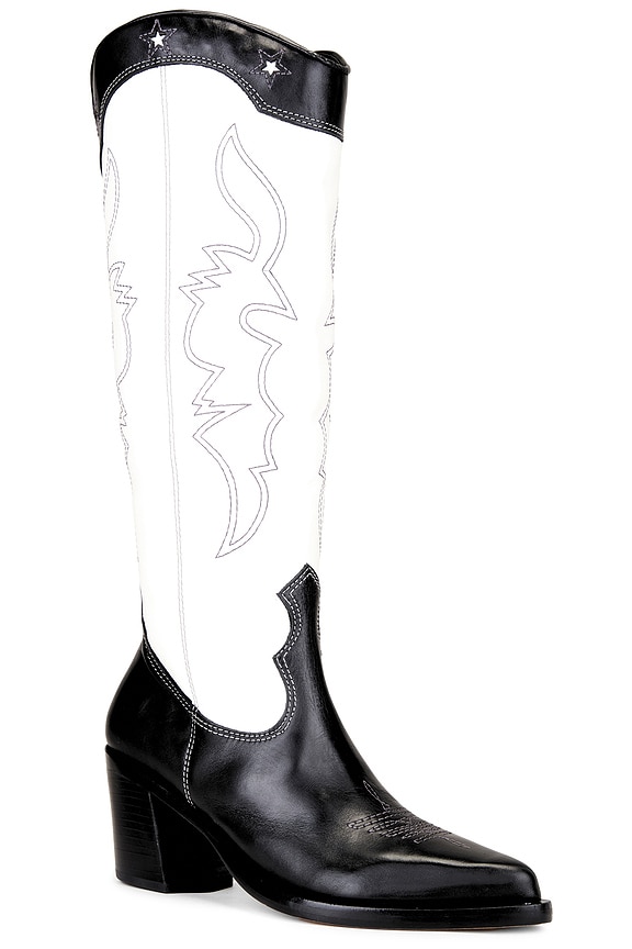 view 2 of 5 Bella Boot in Black & Ivory