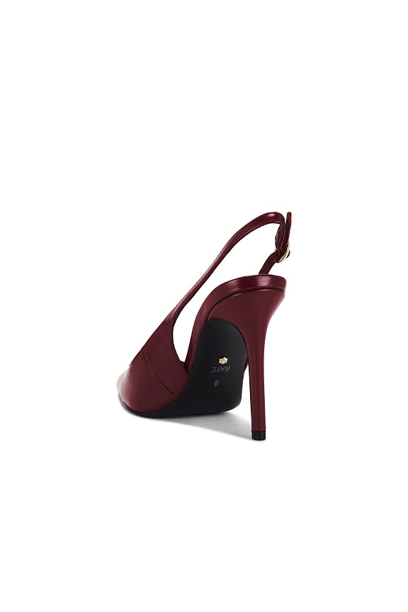 Calla Pump in Dark Red View 3 of 5