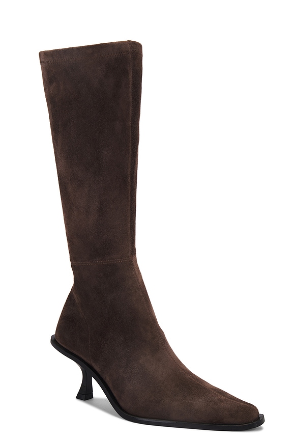 view 2 of 5 Thea Boot in Brown Suede
