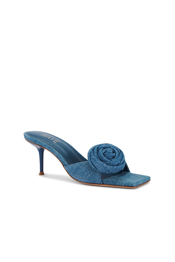 view 2 of 5 Rosette Mule in Denim