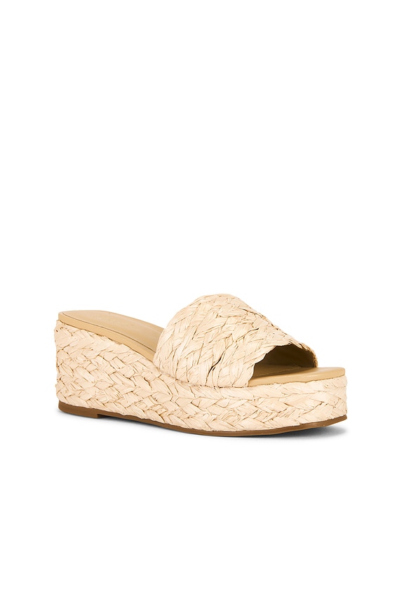 view 2 of 5 Anais Sandal in Natural Raffia