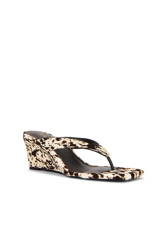 view 2 of 5 Leigh Wedge in Cow Hair Calf