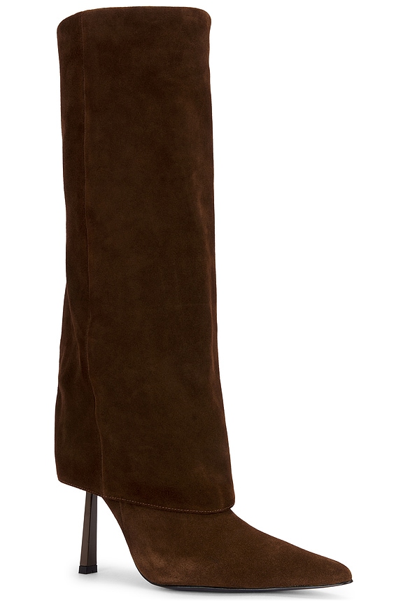 view 2 of 5 Overlay Boot in Dark Brown