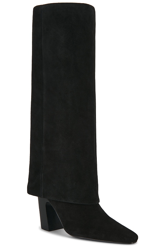 view 2 of 5 Briella Fold Over Boot in Black