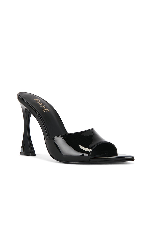view 2 of 5 SANDALIA CRISTINA in Black Patent