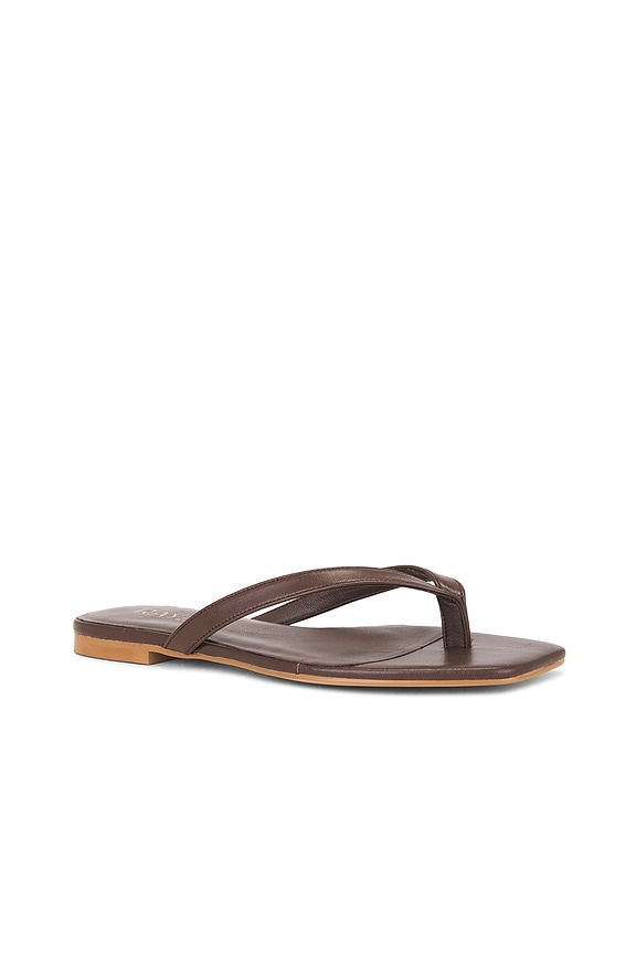 view 2 of 5 Grainger Flip Flop in dark chocolate