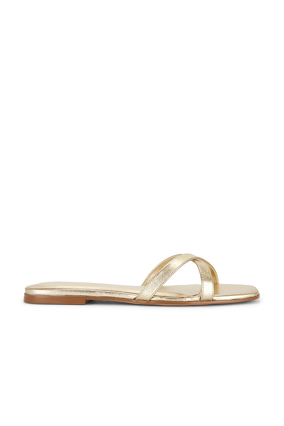 view 1 of 5 Yasminah Sandal in Light Gold
