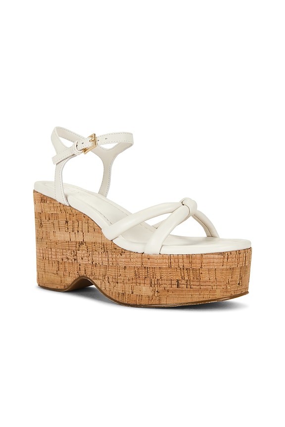 view 2 of 5 Liera Platform in Ivory Nappa