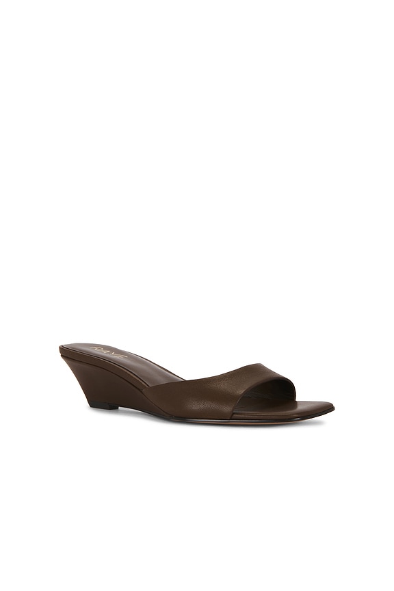 view 2 of 5 Reina Wedge in Chocolate