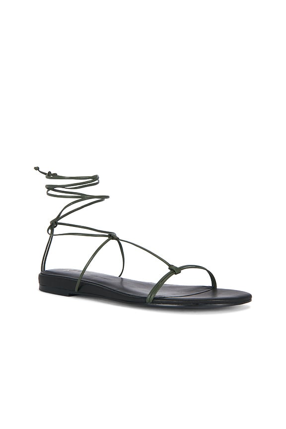 view 2 of 5 Elisa Sandal in Army Green