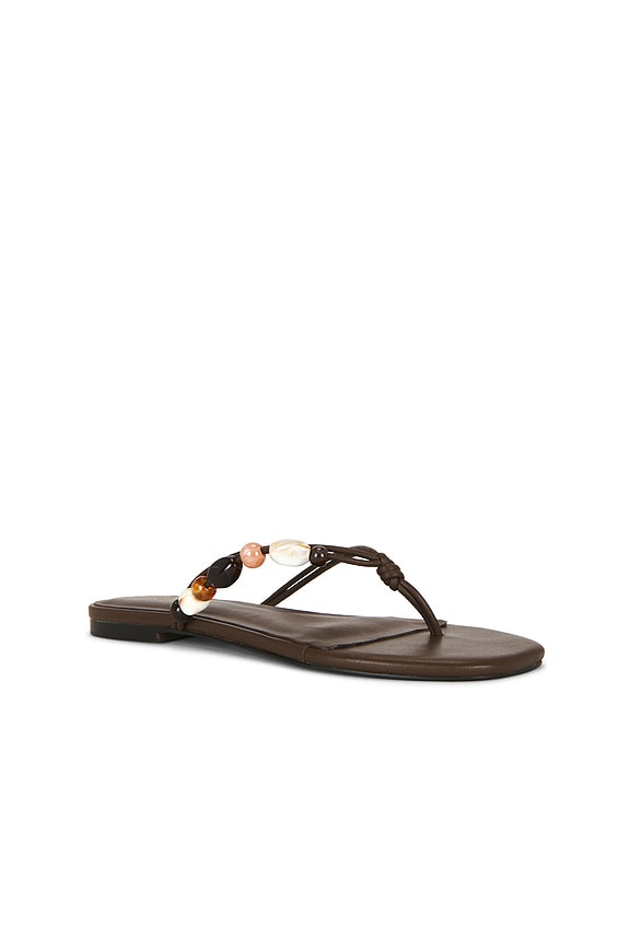 view 2 of 5 Denise Sandal in Brown Nappa