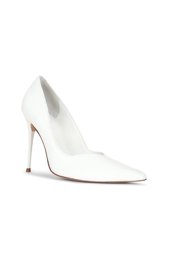 view 2 of 5 Danae Pump in White Nappa