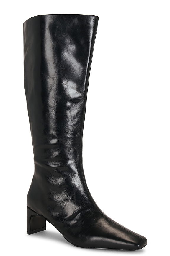 view 2 of 5 Adelaide Wide Calf Boot in Black