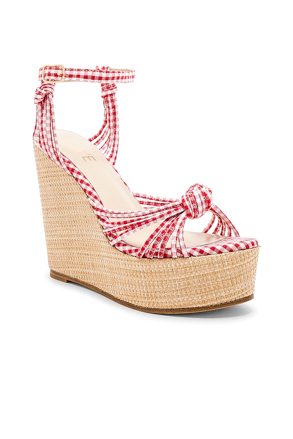 view 2 of 5 Gina Wedge in Red