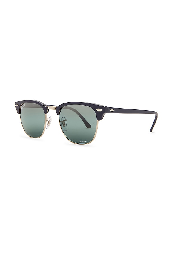 view 2 of 3 Clubmaster Sunglasses in Black & Grey