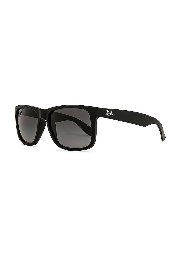 view 2 of 3 Justin 55mm Polarized Sunglasses in Black
