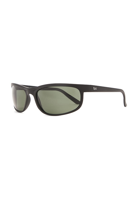 view 2 of 3 Predator 2 Oval Sunglasses in Black & Matte