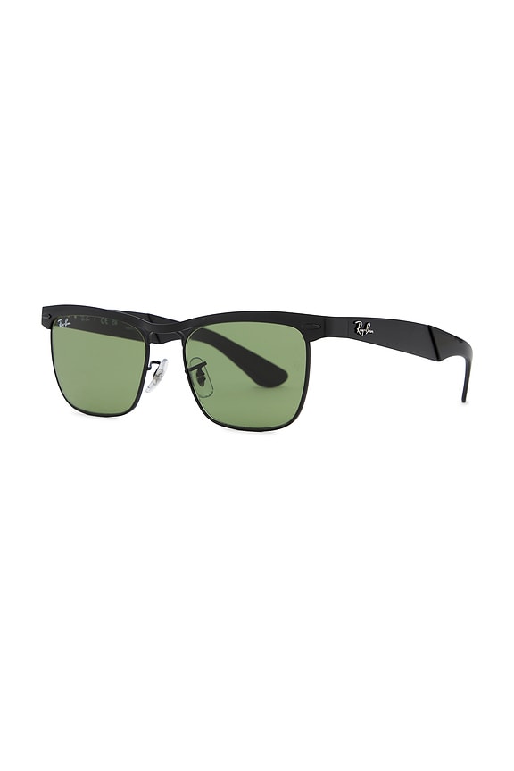 view 2 of 3 Wayfarer Deluxe in Matte Black & Green
