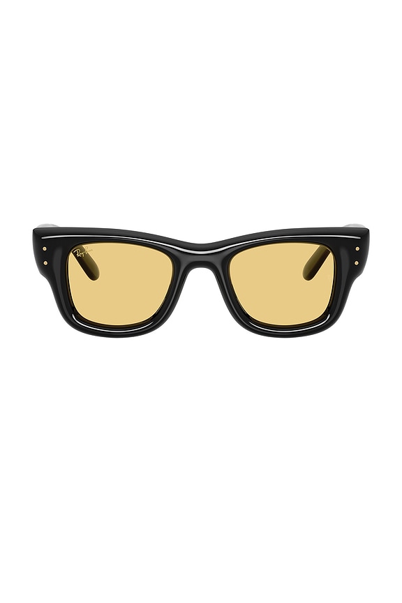 view 1 of 3 GAFAS DE SOL WAYFARER in Black & Yellow