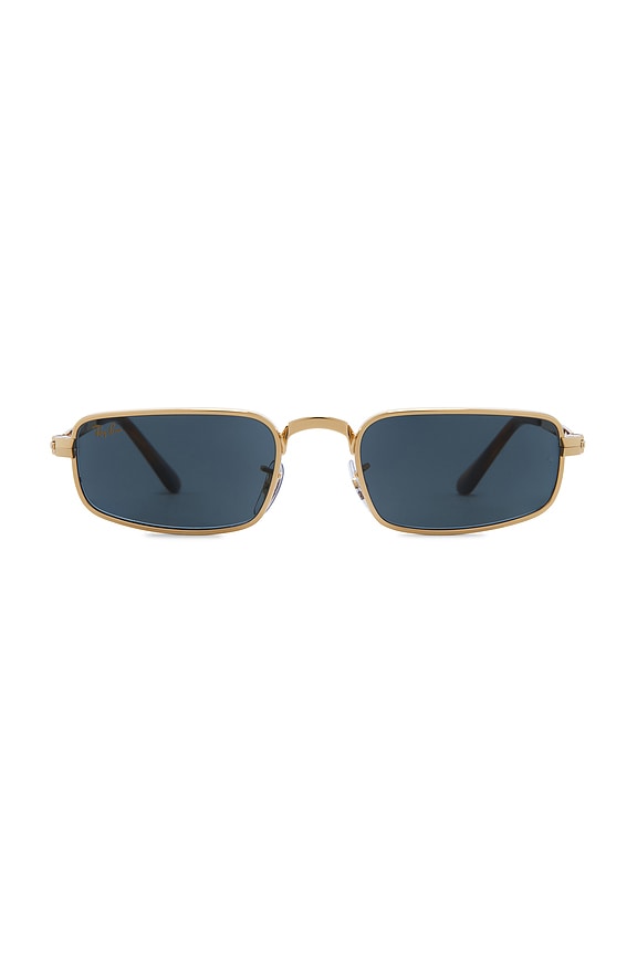 view 1 of 3 サングラス in Polished Arista Gold & Blue