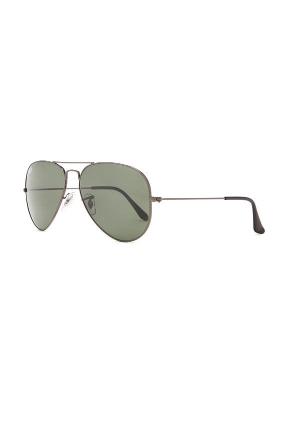 view 2 of 3 Classic Aviator Sunglasses in Gunmetal