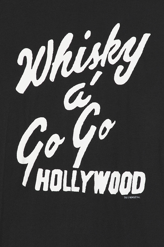 view 3 of 4 WHISKY A GO GO HOLLYWOOD Tシャツ in Vintage Black