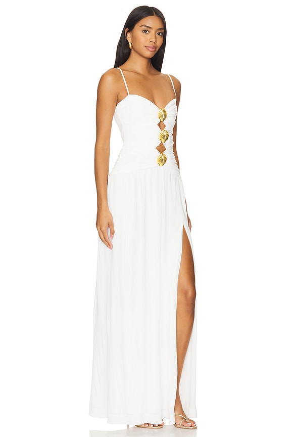view 2 of 3 VESTIDO LARGO GUINEVERE in Ivory