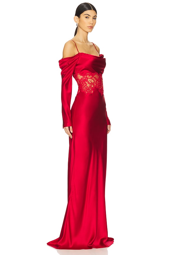 view 2 of 4 ROBE DE SOIRÉE RUBIA in Lipstick Red