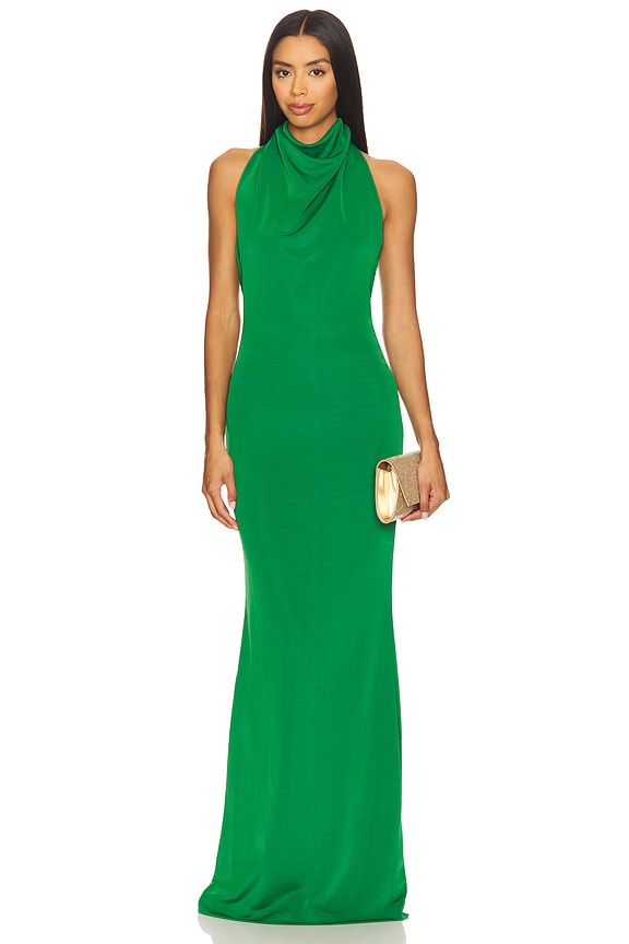 view 2 of 4 ROBE MAXI ERIN in Emerald