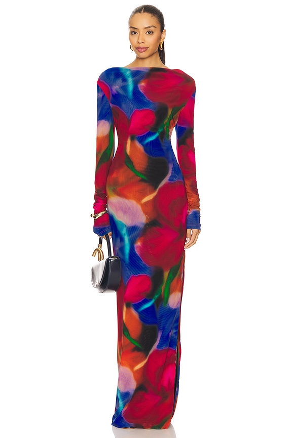 view 2 of 4 Cabaret Roses Maxi Dress in Print