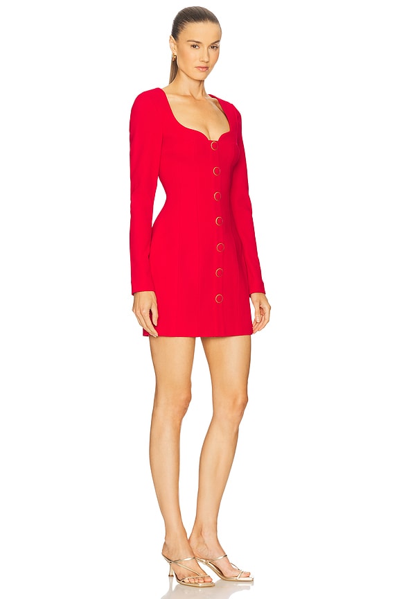 view 2 of 3 Cameron Mini Dress in Red