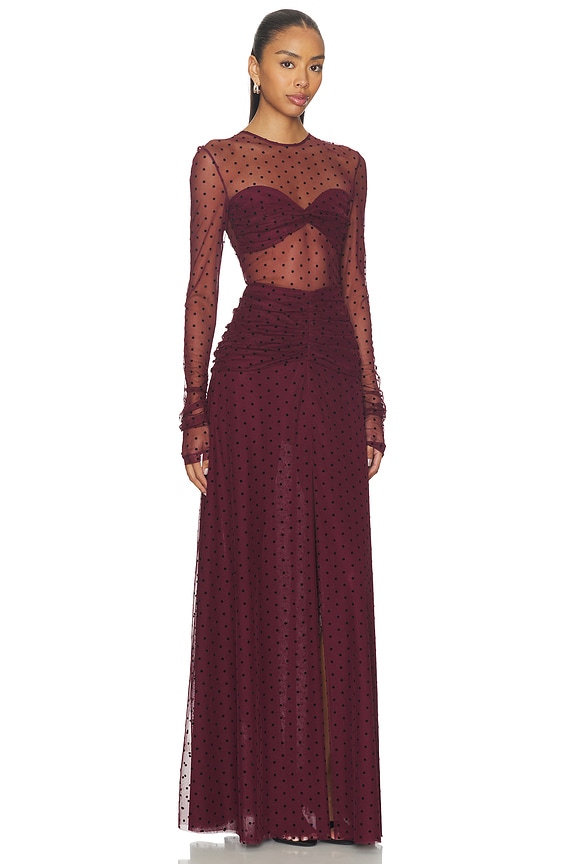 view 2 of 3 Barbera Maxi Dress in Polka Dot