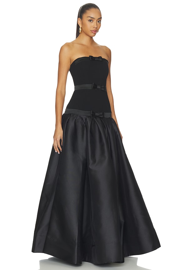 view 2 of 3 VESTIDO LARGO ZENDAYA in Black