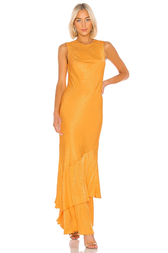 view 1 of 4 ROBE DE SOIRÉE ISOBELLA in Yellow