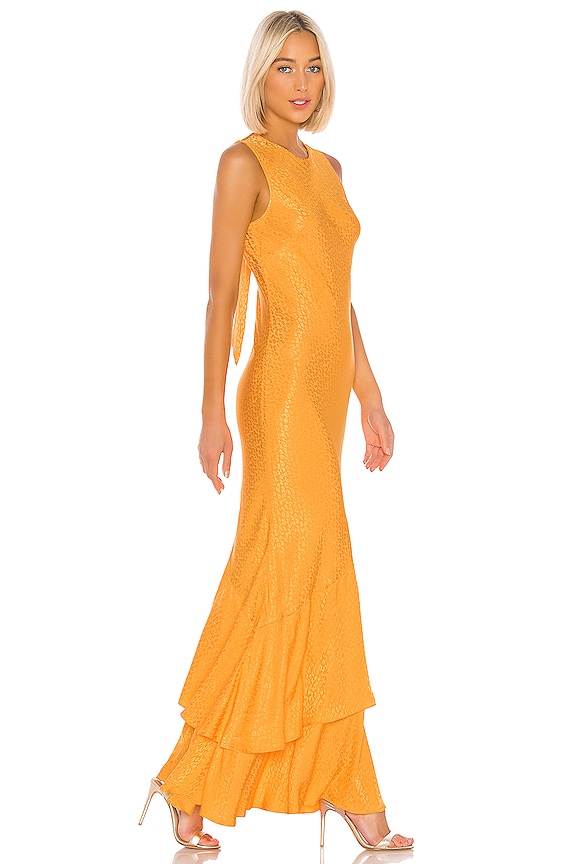 view 2 of 4 ROBE DE SOIRÉE ISOBELLA in Yellow