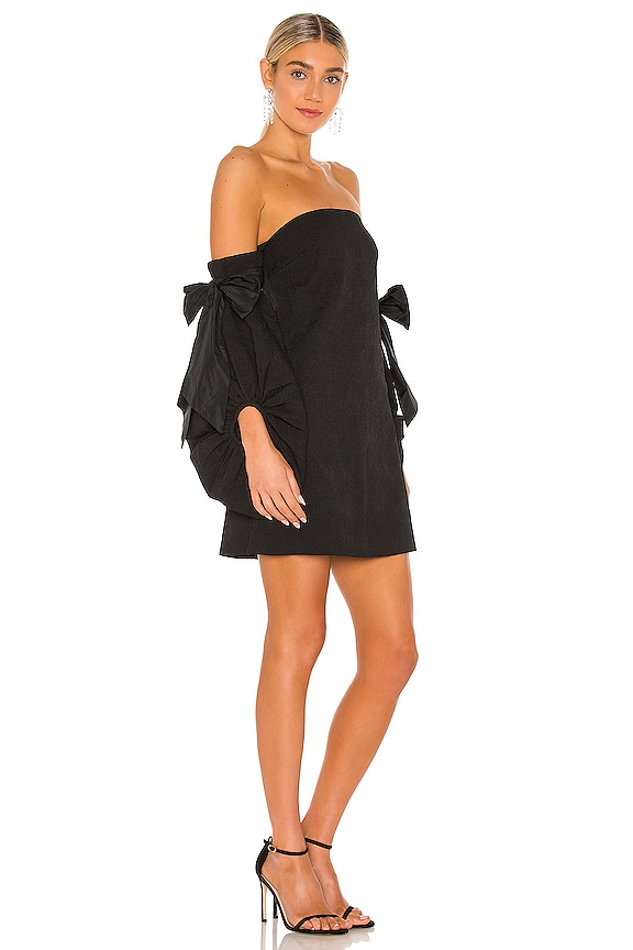 view 2 of 3 Martini Long Sleeve Mini Dress in Black