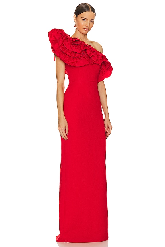 view 2 of 3 ROBE DE SOIRÉE CHIARA in Red