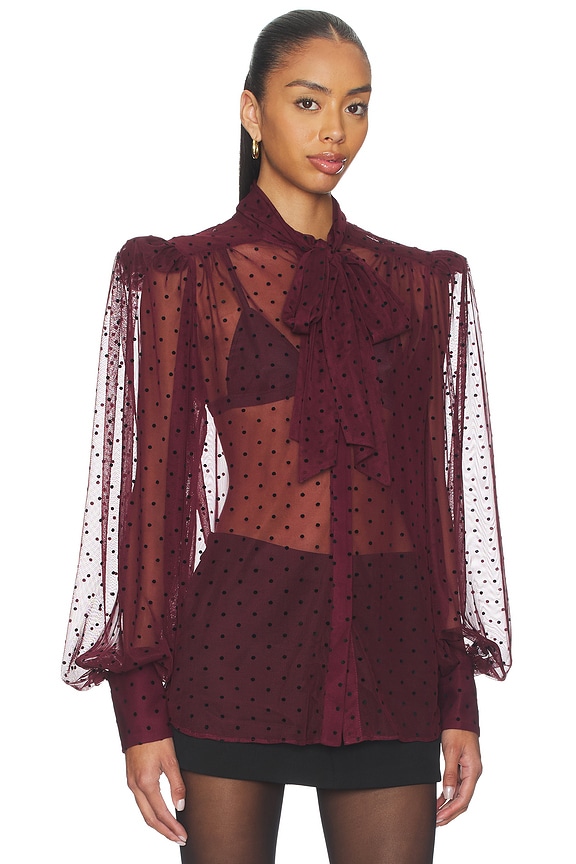 view 2 of 4 Barbera Blouse in Polka Dot